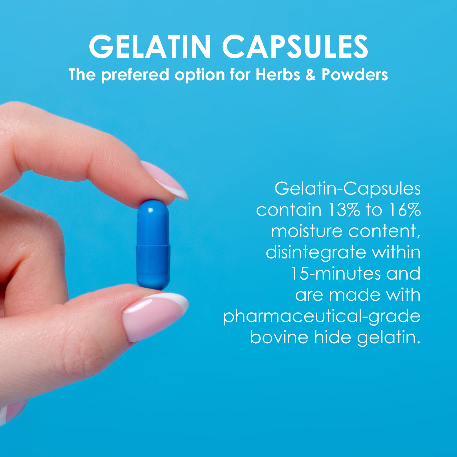 Clear Size 1 Empty Gelatin Capsules by Capsuline - 1000 Count - Gelatin Capsules - 1000