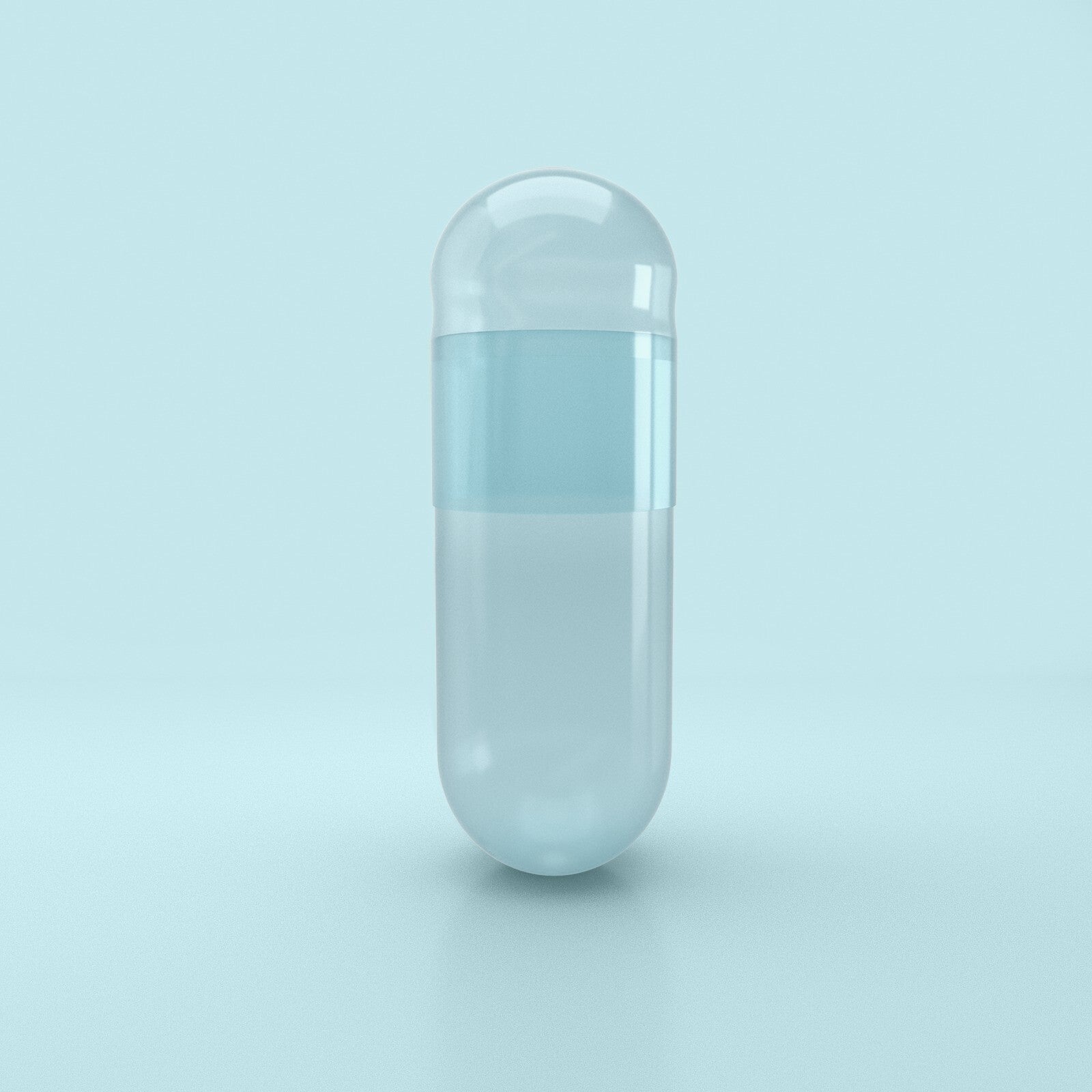 Titanium Dioxide (TiO2) Free - Colored Empty Vegetarian Capsules Size 0 (Box of 100,000) - Blue