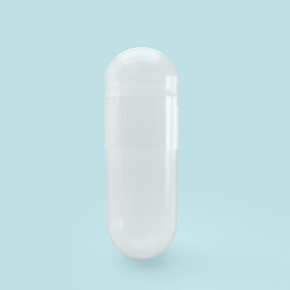Titanium Dioxide (TiO2) Free - Colored Empty Vegetarian Capsules Size 00 (Box of 75,000) - White